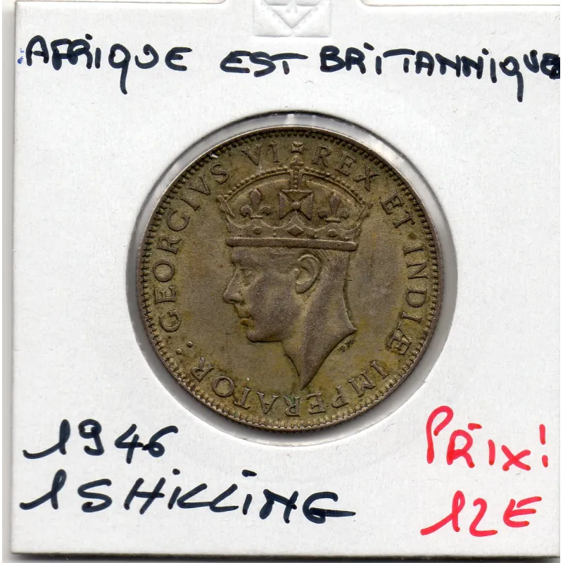 Afrique est britannique 1 shilling 1946 Sup KM.28 Lion Afrique est britannique 1 shilling 1946 Sup KM.28 Lion