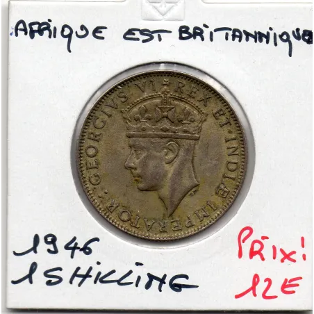 Afrique est britannique 1 shilling 1946 Sup KM.28 Lion