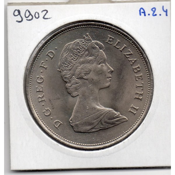 Grande Bretagne 25 pence 1981 Spl, KM.925 Charles et Diana