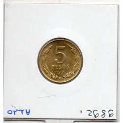 Chili 5 Pesos 1988 Spl, KM.217 Liberté