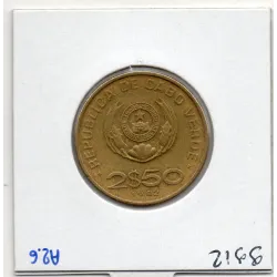 Cap Vert 2.50 Escudos 1982 TTB, KM.18 pièce de monnaie