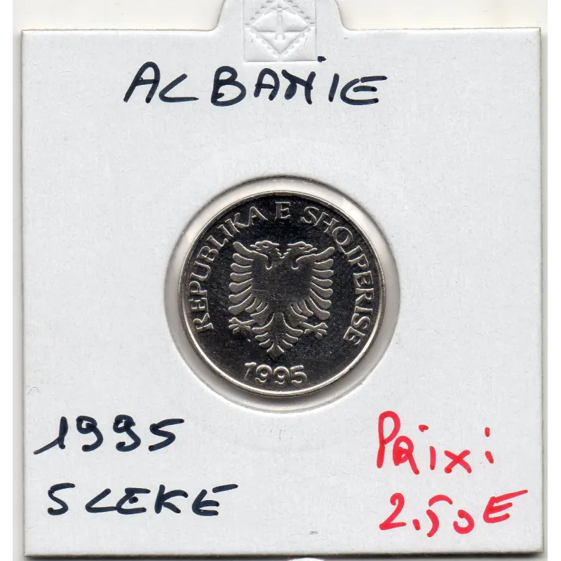 Albanie 5 Leke 1995 FDC KM.76 Aigle et branche Albanie 5 Leke 1995 FDC KM.76 Aigle et branche