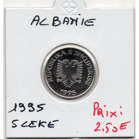 Albanie 5 Leke 1995 FDC KM.76 Aigle et branche