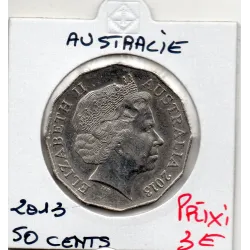Australie 50 cents 2013 Spl, KM.404 Kangouroux et Emeu