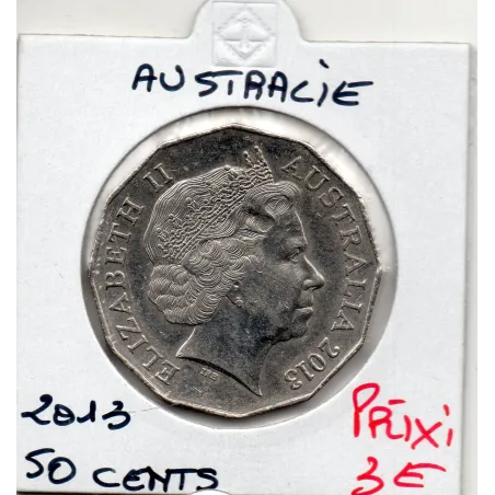Australie 50 cents 2013 Spl, KM.404 Kangouroux et Emeu