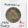 Australie florin 1954 Sup, KM.55 kangourou et emeu