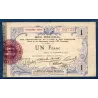 Bon régional Aisne et Ardennes (Laon) 1 franc, TB+, 19.9.1915 Pirot 02-1302 Billet