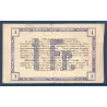 Bon régional Aisne et Ardennes (Laon) 1 franc, TB+, 19.9.1915 Pirot 02-1302 Billet