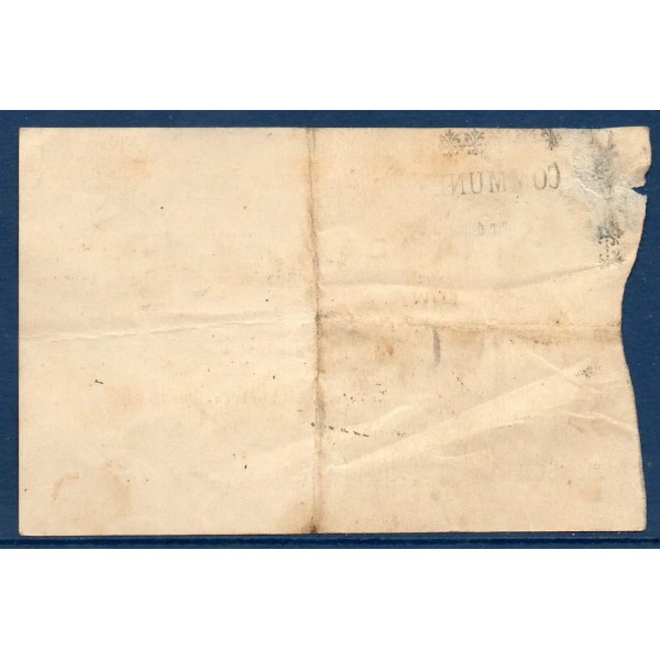 Bon de ville Chauny 50 centimes, TB, 23 et 27.7.1915 Pirot 02-479 Billet