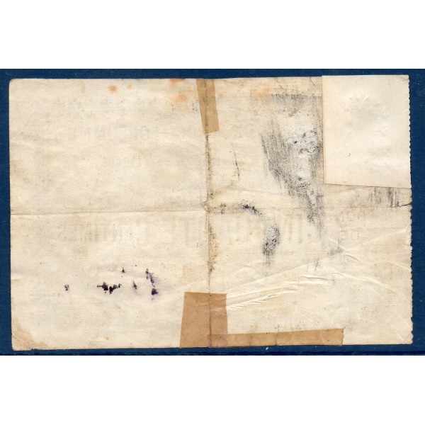 Bon municipal Croix-Fonsomme 50 centimes, AB, 4.5.1915 Pirot 02-557 Billet