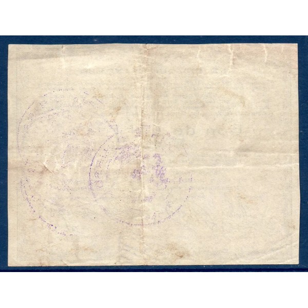 Bon ville Hirson 1 franc, TB, 9.3.1915 Pirot 02-1188 Billet