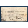 Bon ville Saint-Quentin 25 centimes, B, 3.8.1914 Pirot 02-2028 Billet