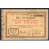 Bon de Guerre Saint-Quentin 1 franc, B, 13.2.1915 Pirot 02-2051 Billet
