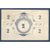 Bon de Guerre Saint-Quentin 2 francs, TB, 3.1.1916 Pirot 02-2083 Billet