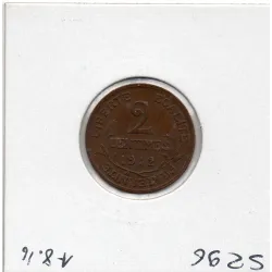 2 centimes Dupuis 1912 TTB+