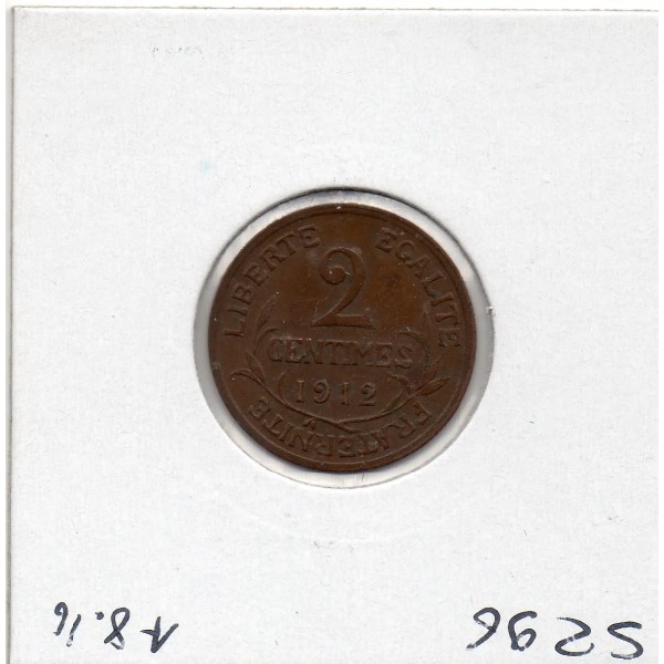 2 centimes Dupuis 1912 TTB+