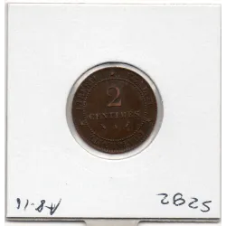 2 centimes Cérès 1896 TTB+