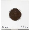 2 centimes Cérès 1896 TTB+