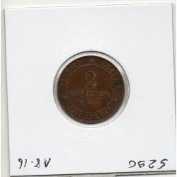 2 centimes Cérès 1892 TTB+