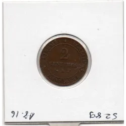 2 centimes Cérès 1892 TTB+