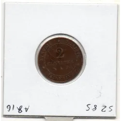 2 centimes Cérès 1889 A TTB+
