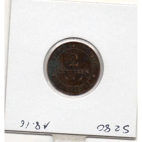 2 centimes Cérès 1883 A TTB+