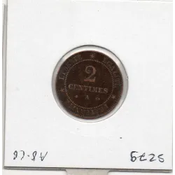 2 centimes Cérès 1879 A normal Paris TTB, France pièce de monnaie