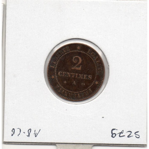 2 centimes Cérès 1879 A normal Paris TTB, France pièce de monnaie
