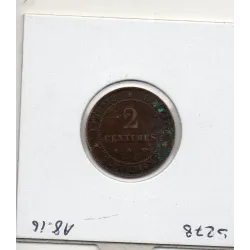 2 centimes Cérès 1877 A Paris TTB, France pièce de monnaie