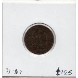 2 centimes Napoléon III tête laurée 1861 BB Strasbourg TTB-