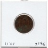 2 centimes Napoléon III tête laurée 1861 BB Strasbourg TTB