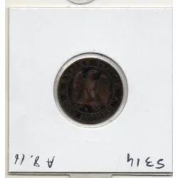 2 centimes Napoléon III tête nue 1856 K Bordeaux TTB-