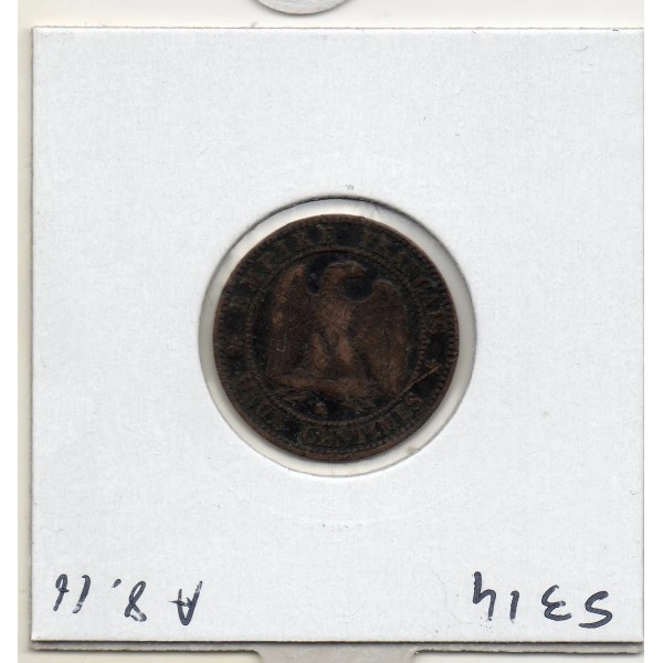2 centimes Napoléon III tête nue 1856 K Bordeaux TTB-