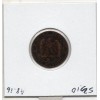 2 centimes Napoléon III tête nue 1855 Grand D Ancre grand Lion TB+