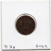 2 centimes Napoléon III tête nue 1855 B Chien Rouen TTB