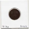 2 centimes Napoléon III tête nue 1855 B Chien Rouen TTB