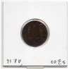 2 centimes Napoléon III tête nue 1855 W ancre Lille TTB+