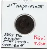 2 centimes Napoléon III tête nue 1855 MA ancre Marseille TTB-, France pièce de monnaie