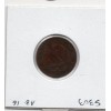 2 centimes Napoléon III tête nue 1855 petit D Ancre grand Lion TTB-