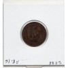 2 centimes Napoléon III tête nue 1855 grand D Ancre Grand Lion TTB-