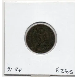 2 centimes Napoléon III tête laurée 1862 A Paris TTB-