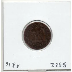 2 centimes Napoléon III tête laurée 1861 K Bordeaux TTB-