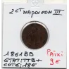 2 centimes Napoléon III tête laurée 1861 BB Strasbourg TTB+