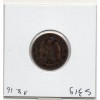 2 centimes Napoléon III tête laurée 1861 BB Strasbourg TTB-
