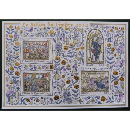 Bloc Feuillet France Yvert 135 Grandes heures de l'histoire