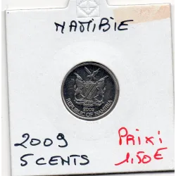 Namibie 5 cents 2009 Spl, KM.1 Aloès de Mopane