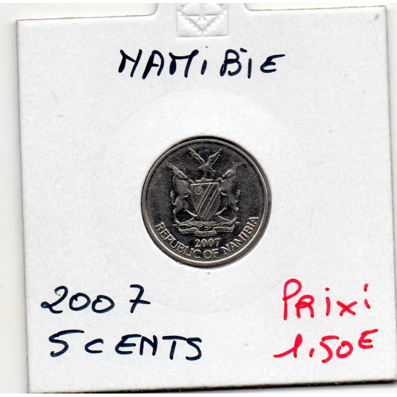 Namibie 5 cents 2007 Spl, KM.1 Aloès de Mopane Namibie 5 cents 2007 Spl, KM.1 Aloès de Mopane