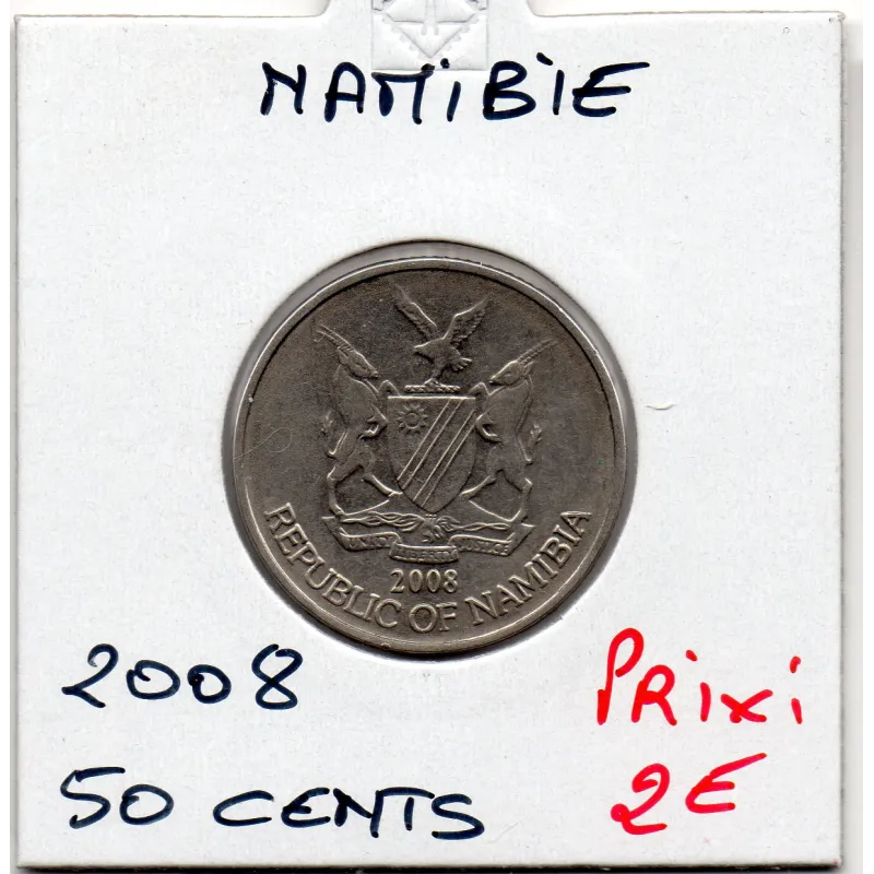 Namibie 50 cents 2008 Sup+, KM.3 Aloe dichotoma Namibie 50 cents 2008 Sup+, KM.3 Aloe dichotoma