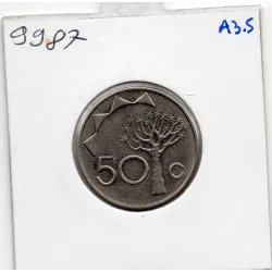 Namibie 50 cents 2008 Sup+, KM.3 Aloe dichotoma