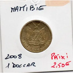 Namibie 1 dollar 2008 Sup+, KM.4 aigle posé